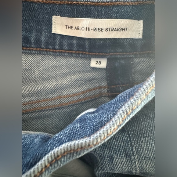 Aritzia Denim Forum the Arlo Hi-Rise Straight Jean - Picture 4 of 10